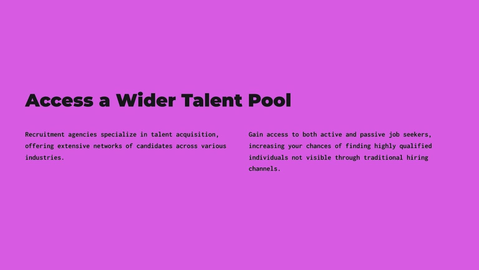 Ever wondered why people Outsource Recruiting? 🤔